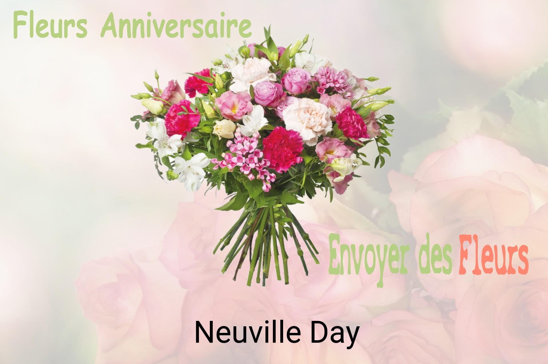 Bouquet de fleurs d’anniversaire livré à Neuville-Day